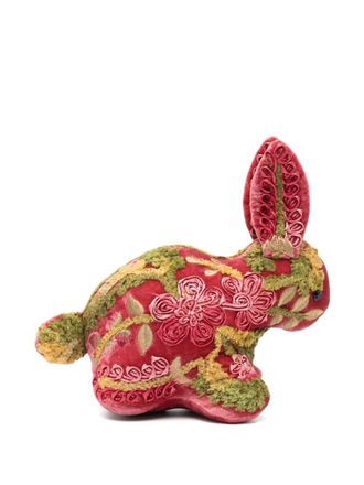 Anke Drechsel bunny embroidered soft toy - unisex - Velvet - One Size