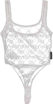 Marine Serre Recycled Mesh Flock Bodysuit