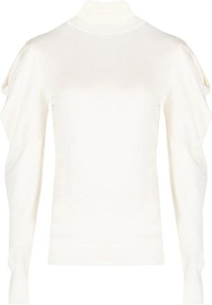 Liu Jo Dolcevita Aderente - - Knitwear - Donna - Bianco - L