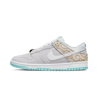 Nike Fitness, Heren, Grijs, 42 EU, Su&egrave;de, Dunk Low SE Barbershop
