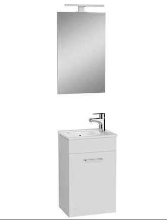 Vitra Mueble De Ba&ntilde;o Mia Set Blanco Br 39x61x28 Conjunto Completo Miaset40b