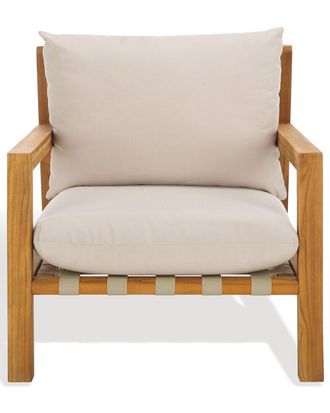 Safavieh Couture Trinidad Teak Patio Chair