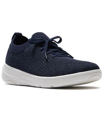 FitFlop Super-Q Knit Slip-on Sneakers in Metallic Midnight Navy at Nordstrom, Size 7.5