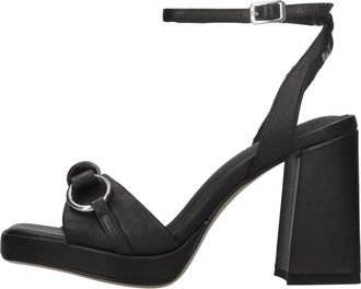 Bruno Premi Bh 2802X Sandalen met hoge hak - Dames - Sandalen met hakken - Zwart - 40 EU - Leer - Schoenen