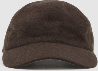 Reiss Atelier Chocolate Brown Cashmere Cap