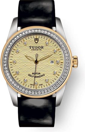 Tudor Glamour Date Automatic Diamond Ladies Watch 53023-0047