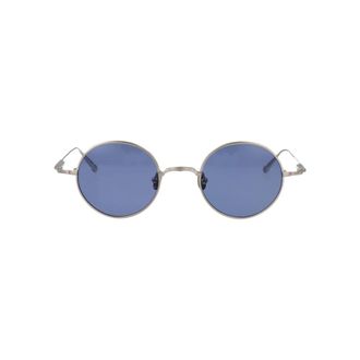 Matsuda M3168 Ronde Zonnebril - unisex - Accessoires - Blauw - Maat: 46 MM