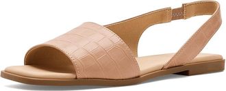 Journee Collection Brinsley Womens Sandals Tan : 7.5 M, Faux Leather
