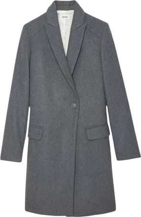 Zadig&Voltaire Cappotto Marco Chine - - Coats - Donna - Grigio - M