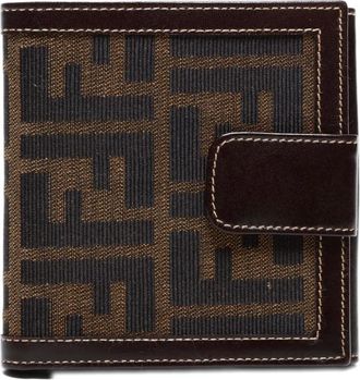 Fendi 1990-2000s Zucca-pattern wallet - Brown