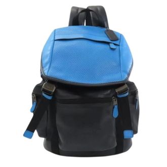 Coach Pre-owned Backpacks, female, Blue, Size: ONE SIZE Pre-owned Leather Backpack
