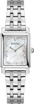 Bulova Sutton Womens Silver Watch 96P244 Stainless Steel - One Size