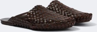 The Row Woven leather mules
