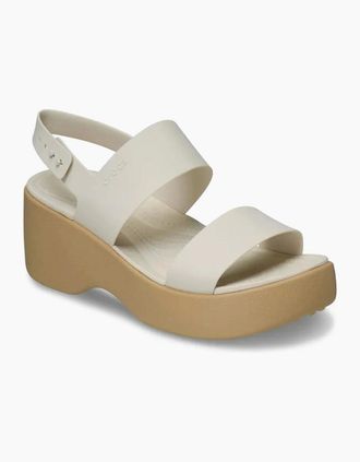Crocs Womens Brooklyn Sky Womens Clogs - White - Size: 5