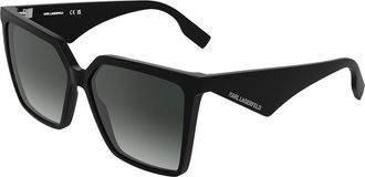 Karl Lagerfeld KL6207S 001 Womens Sunglasses Black Size 57