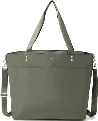 Baggallini Womens Large Carryall Tote Bag with Crossbody Strap