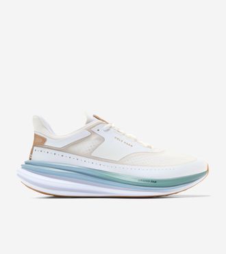 Cole Haan Mens &Oslash;riginal Grand Quadstar Running Sneakers - Beige Size 10.5