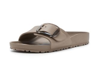 Birkenstock Madrid Big Buckle EVA Womens Sandals Gray Taupe : EU 42 (US Womens 11-11.5) Narrow, Synthetic