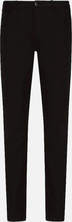 Emporio Armani Mens J11 Black Slim Fit Jeans