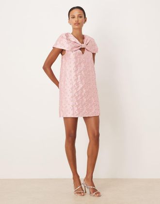 Sister Jane Sister Jane - Cameo - Vestito corto a mantella rosa
