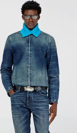 Diesel Jeans - - Denim Jackets - Man - Blue