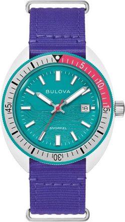 Bulova Limited Edition Snorkel Coral Reef Quartz Watch 98B447