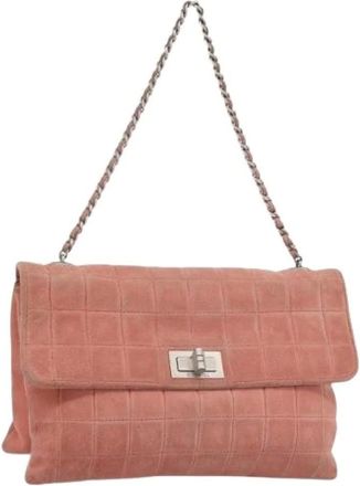 Chanel Borsa a spalla vintage Pre-owned in camoscio - - Pre-owned - Donna - Rosa - ONE SIZE