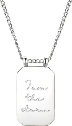 Mantra I Am The Storm - Necklace in Silver at Nordstrom