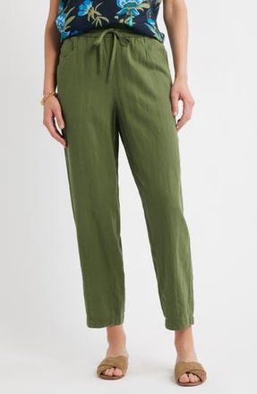 Caslon Pull-On Barrel Pants in Green Bronze at Nordstrom Rack, Size Medium