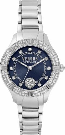 Versace Canton Road 36 mm Horloge - Dames - Accessoires - Grijs - Maat: ONE Size