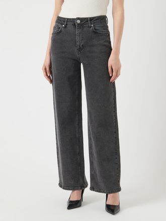 Y.A.S High-waist-Jeans Y.A.S YASROSIE HW DENIM JEANS S. NOOS, Damen, Gr. 26, L&auml;nge 32, blau (dunkelgrau denim), Denim/Jeans, Obermaterial: 88% Baumwolle, 10
