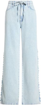 Rag & Bone Phoebe Drawstring Waist Denim Pants in Light Blue at Nordstrom, Size X-Large