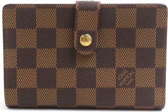 Louis Vuitton Brown Damier Canvas Wallet (Bi-Fold) (Pre-Owned)