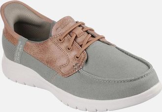 Skechers Womens Skechers Womens/Ladies On The Go Flex Palmilla Boat Shoes - Green - Size: 4