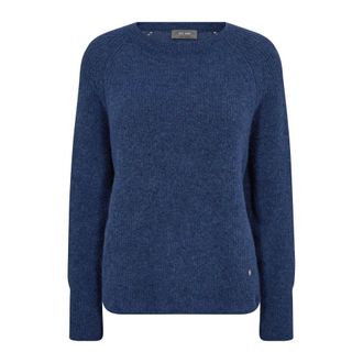 Mos Mosh Round-neck Knitwear - female - MOS MOSH - Round-neck Knitwear - Blue - L - Knitwear