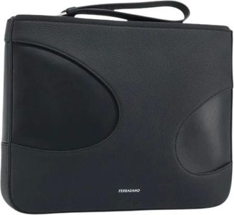 Ferragamo Pre-owned Clutches, female, Black, Size: ONE SIZE Pre-owned Clutch Bag
