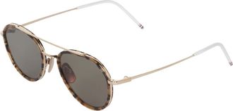 Thom Browne Zonnebril - unisex - Zonnebrillen - Veelkleurig - 51 MM - Accessoires