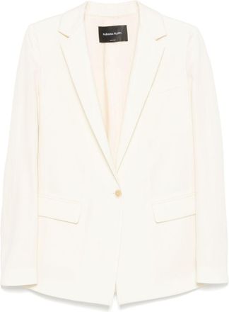 Fabiana Filippi Blazer con effetto fiammato - Bianco