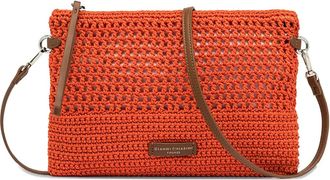 Gianni Chiarini Victoria clutch bag - women - Fabric - OS - Orange