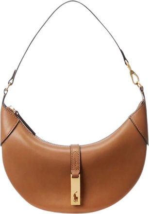 Polo Ralph Lauren Shoulder Bags - Dames - Schoudertassen - Bruin - ONE Size - Leer - Tassen