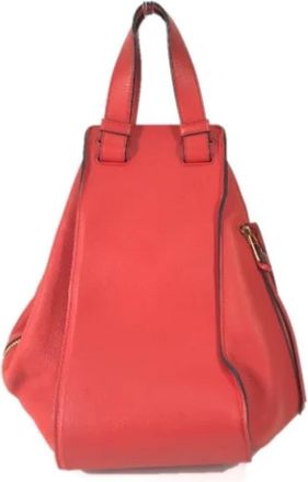 Loewe Tweedehands leren handtassen - Dames - Vintage Handtas - Rood - ONE Size - Leer - Vintage