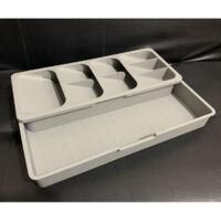 OEM Pieza (beige) Organizador De Cubiertos, Soporte Para Cubiertos, Caj&oacute;n De 9 Compartimentos - Crezuo