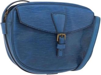Louis Vuitton Tweedehands leren Louis Vuitton tassen - Dames - Vintage Schoudertas - Blauw - ONE Size - Vintage