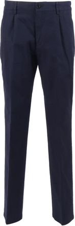 Aspesi Pantaloni Lunghi - Heren - Chinos - Blauw - W40 - Broeken