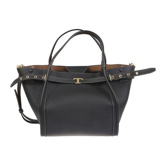 Tod's Tods, Tote Bags, female, Black, Size: ONE SIZE T-Timeless Tote