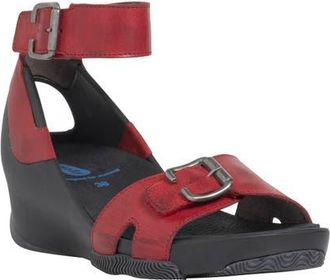 Wolky Eraza Ankle Strap Sandal in Red at Nordstrom, Size 11Us