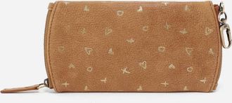 Hobo Womens Spark Double Sunglass Case In Whiskey Embossed Hearts