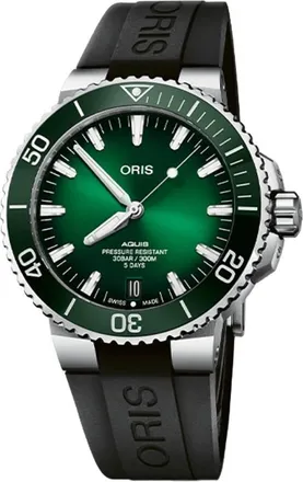 Oris Aquis Date Automatic Green Dial Mens Watch 01 400 7763 4157-07 4 24 74EB