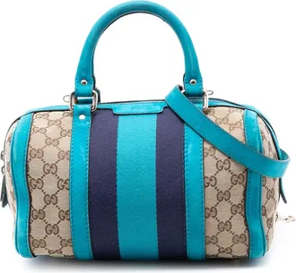 Gucci Pre-owned Gucci Small GG Canvas Web Joy Boston Bag Ladies DYT7ZJH0RMYSMGXJ
