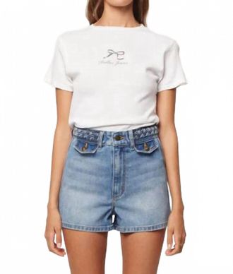 Rolla's Pretty Bow Classic Tee In Cloud 7274